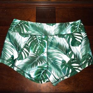 KFT palm workout shorts